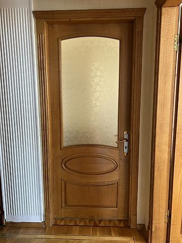 Qapılar və aksessuarlar: Məhsul: Daxili otaq qapıları dəsti - Material: Təbii ağac (möhkəm — 3