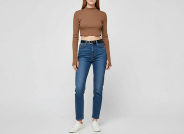 Topy: H&M Divided, Top damski, rozmiar XS