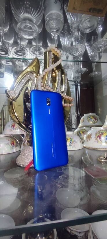 телефон редим 10: Xiaomi, Redmi 8A, Б/у, 64 ГБ, цвет - Синий, 2 SIM