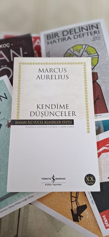 Учебная литература: Kendime düşüncələr kitabı 
2ci əl kitab
yenidir