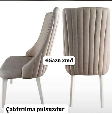 ev stul: Mətbəx və qonaq otağı üçün klassik dizaynlı yumşaq stullar - Yüksək — 4