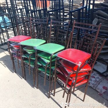 Bağ, çöl oturacaqları: Yeni, Sadə stul, Metal, Azərbaycan — 10