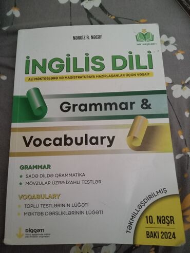Nərgiz Nəcəf ingilis dili qrammatika kitabi