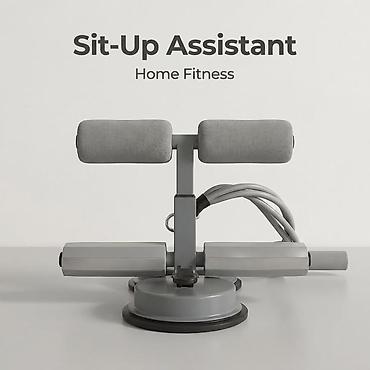 Спорт жана эс алуу: Домашний тренажёр для пресса и растяжки Sit-Up Assistant Компактное — 2