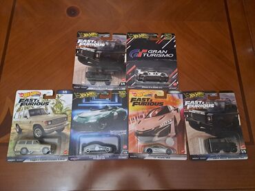 Nənnilər: Müxtəlif Hot Wheels "Fast & Furious" və "Gran Turismo"