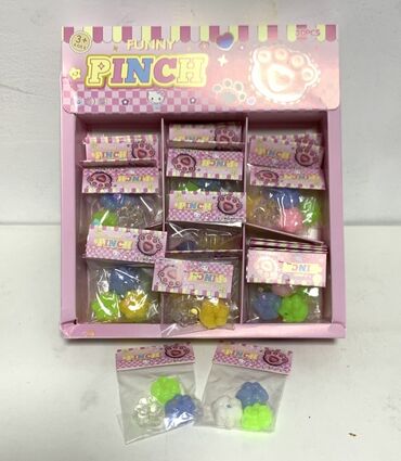 пистолет с водой: Набор мини-антистрессов Funny Pinch “лапки”. - Формат: дисплей-бокс с