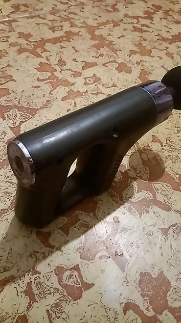 Dərin toxuma masajı üçün əl tipi masaj pistolu - Ergonomik, ikili