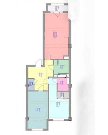 памир строй: 3 комнаты, 94 м², Асанбай мкр Элитка, 3 этаж, Евроремонт — 9