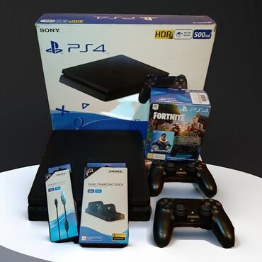 PS4 (Sony PlayStation 4): Sony PlayStation 4 Slim 1TB,в хорошем состояниине вскрываласьне