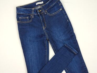 czarne jeansy stradivarius: Jeansy damskie, Stradivarius, XS