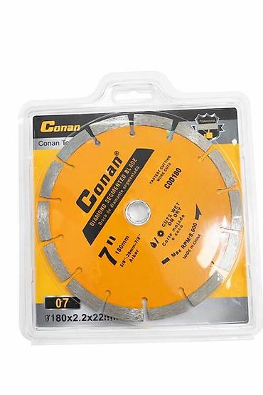 Alətlər: Kəsici disk Conan 180 Xüsusiyyətlər Brend: Conan Tip: Kəsmə Təyinatı — 1