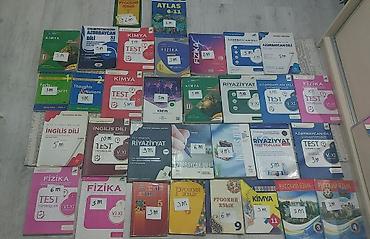 kitab derslik: Məktəb dərslikləri və test toplusu kitabları seti - Fənlər — 1