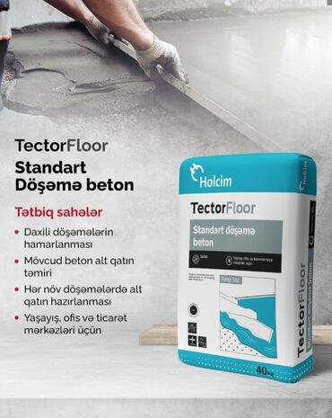 Sement: Holcim Sement, M-400, A-klass, Kredit var, Pulsuz çatdırılma — 6