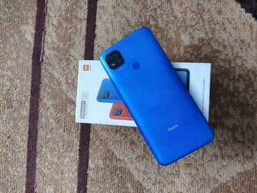 ddr 4: Redmi, Redmi 9, Колдонулган, 64 ГБ, түсү - Көк, 1 SIM, 2 SIM, eSIM
