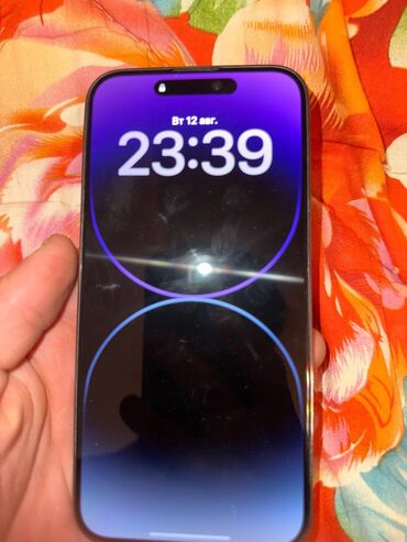 айфон 11 про макс 256 гб цена бишкек новый: IPhone 14 Pro Max, Колдонулган, 256 ГБ, Deep Purple, Коргоочу айнек, 86 %