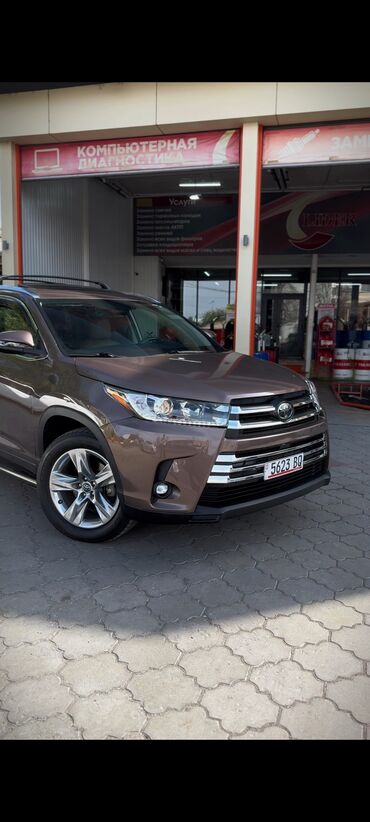 по следующий выкуп авто: Toyota Highlander: 2019 г., 3.5 л, Автомат, Бензин, Жол тандабас