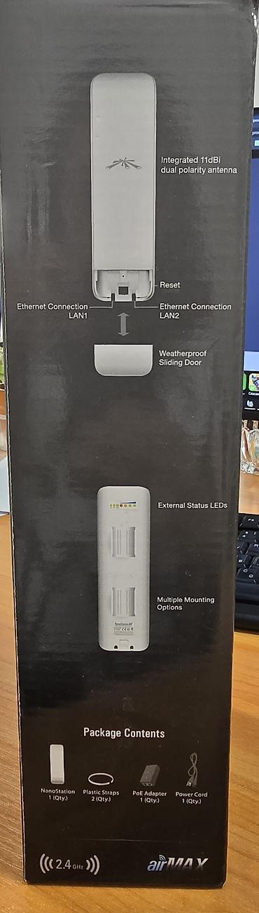 Техника и электроника: Ubiquiti NanoStation M2 (NSM2) Компактная точка доступа/CPE для — 2