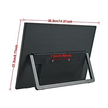monitor stand: ANMITE 15.6" portativ monitor - Ekran: 15.6 düym, IPS panel - Həll — 2