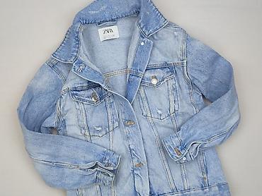 top zara basic: Dziecięca kurtka jeansowa, 12 lat, 146-152 cm, Zara, stan - Bardzo dobry — 1