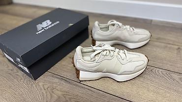 Женская обувь: Кроссовки, 35, 35.5, 36, New Balance, Новый, цвет - Бежевый, Самовывоз, Платная доставка — 1