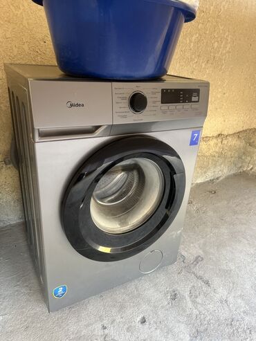 ремонт стиральных машин на дому: Стиральная машина Midea, Б/у, Автомат, До 7 кг, Полноразмерная
