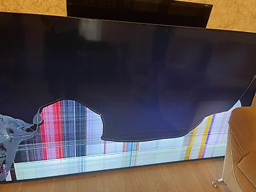 TV və video: LED televizor, böyük diaqonallı (75) Ekran susesi qırılıb düzeltdirmek — 1