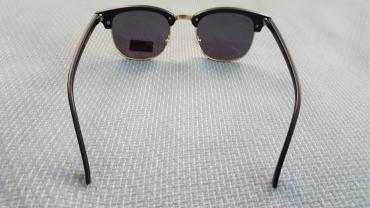 pinko uz: Ray ban clubmaster, black, unisex, nove. Crno staklo i crno-zlatan ram — 1
