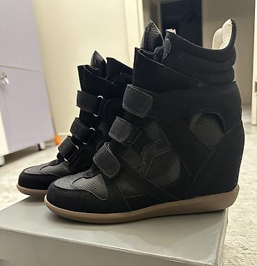 изабель марант: Кроссовки, 39, 39.5, 40, Isabel Marant, Новый, цвет - Черный — 1