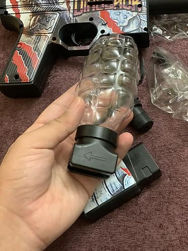 nerf oyuncaq silahlar: M206 Electric Toy Submachine Gun – gel ball (su giləsi) atan oyuncaqlı — 5