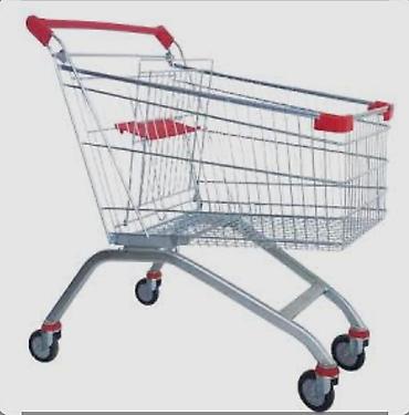 Supermarket alış-veriş arabası - Material: möhkəm, paslanmaya davamlı