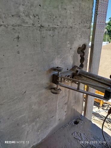 Beton işləri: Səssiz tozsuz səliqəli kəsim. Beton katlavan monolit kubik — 19