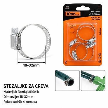 KMT Brza obujmica cevi sedišta 9368781 Opis: - Set stezaljki za creva