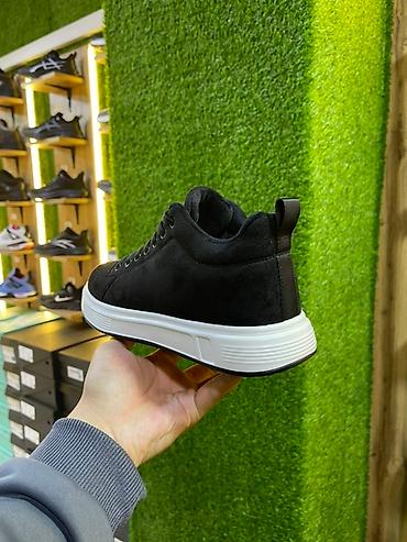 nike machomai 2: Полуклассика NB Global замши😍🔥 Зимняя обувь✅ Цвет Черный🖤🔥 Стиль✅ — 2