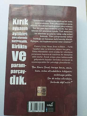 kitab capi: Məhsul: Kitab – “Enkaz Altındakiler” Müəllif: Beyza Alkoç Nəşriyyat — 3