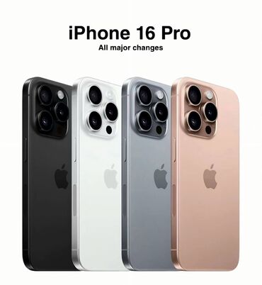 iphone не робочий: IPhone 16 Pro, Жаңы, 256 ГБ, Алтын, Кабель, Бөлүп төлөө менен, 100 %