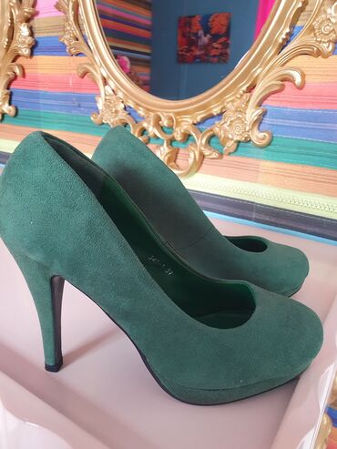 Туфли: Туфли, Размер: 40, цвет - Зеленый, Новый