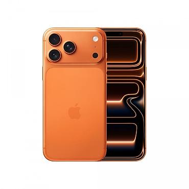 IPhone 17 Pro Max, Б/у, 256 ГБ, Оранжевый, Чехол, 95 %