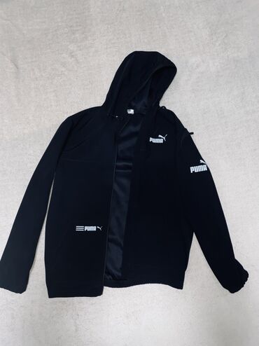 турецкие пуховики фирмы: Эркектердин курткасы, XL (EU 42), Puma, Колдонулган, түсү - Кара
