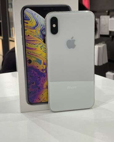 Ложки: IPhone Xs, 64 ГБ, Белый, Гарантия, Face ID, С документами