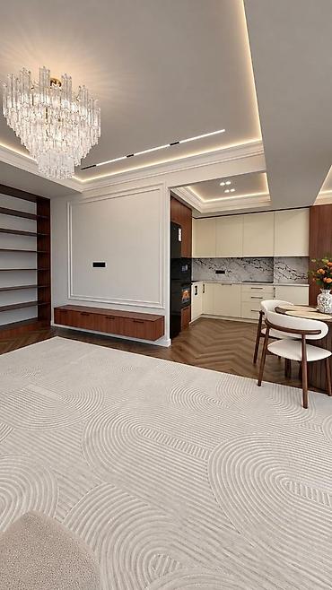 3 комнатная квартира ош: 3 комнаты, 90 м², Кок-Жар ж/м Элитка, 6 этаж, Дизайнерский ремонт — 6