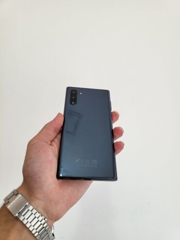 samsunq a21: Samsung Note 10, 256 GB, rəng - Qara, Düyməli, Barmaq izi