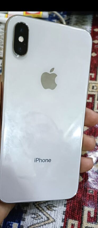 iphone бу купить: IPhone X, 64 ГБ, Белый