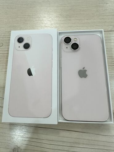 Apple iPhone: IPhone 13, Б/у, 128 ГБ, Розовый, Кабель, Коробка, 82 %