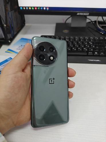 телефон one plus: OnePlus 11, Б/у, 256 ГБ, цвет - Зеленый — 1