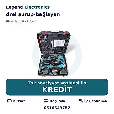 rendə: Elan başlığı: Elektrik alətlər dəsti drel şurup‑bağlayan, perforator — 1