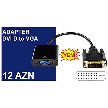 kompüter barter: DVİ Adapterlər/Konverterlər (Çeviricilər) ⭐DVİ İ (24+5) to VGA – 5 AZN — 3