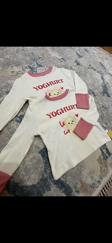 детский платья: Детские лонгсливы с милым щенком “YOGHURT” одна за 250 На 100 см на — 1