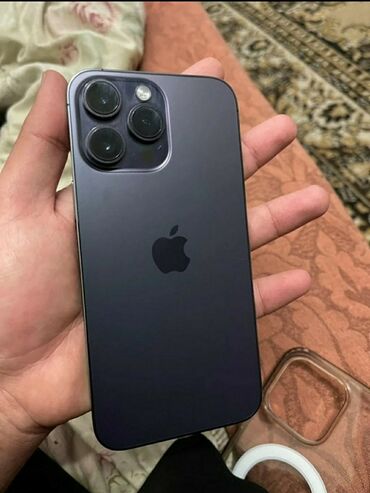 мобильные телефоны кнопочный: IPhone 14 Pro Max, Deep Purple, Зарядное устройство, Чехол, 85 %