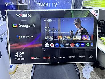 Телевизоры: 🔥💥СРОЧНАЯ АКЦИЯ 🔥💥 телик телевизор YASIN 43G11 андроид гарантия 3 — 1
