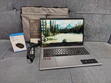 ноутбук нитро 5: Ноутбук, Acer, 16 ГБ ОЭТ, AMD Ryzen 5, 15.6 ", Жаңы, Жумуш, окуу үчүн, эс тутум SSD